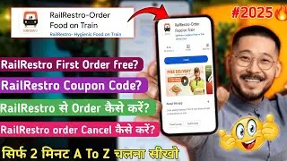 Railrestro App Free Food |Railrestro Rpp Coupon Code |Railrestro Se Food Order Kaise Kare|Railrestro