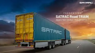 India&rsquo;s FIRST Road Train! 🇮🇳 SATRAC&rsquo;s Double-Trailer Innovation is Here | #atmanirbharbharat