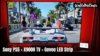 Sony PS5 + X900H + Govee LED Strip (2021)