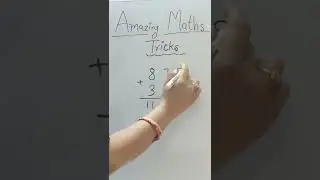 Simple Addition Method - without carry the number - amazing Maths tricks #shorts #tricks #maths