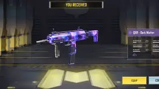 Did you get this epic blueprint in CODM. (EVENT) QXR DARK MATTER.