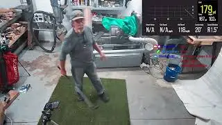 Testing the Net for the new Golf Simulator, Success!