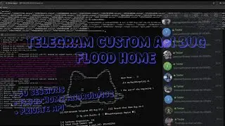 Telegram Custom API Bug: Secret Chat Flood Home Script Endpoint ⛩️