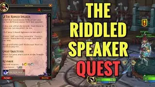 The Riddled Speaker Quest (WoW Midnight)