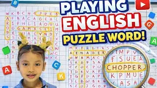 Learning English Words and Play English Puzzle. 