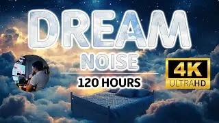 Calming Dream Noise Sound for Rapid Deep Sleep In 120H | BLACK SCREEN To Tinnitus & Anxiety Relief