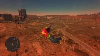 Saints Row wing suit gliding