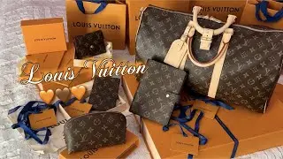 LOUIS VUITTON HAUL | LV Keepall Bandouli&egrave;re | LV Agenda | LV Victorine Wallet | LV Cosmetic Pouch...