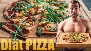 Low Fat High Protein PIZZA für die DIÄT 🍕 FITNESS REZEPT