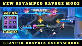 NEW REVAMPED RAVAGE MODE | Beatrix invades the Ravage Mode | Mobile Legends: Bang Bang