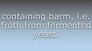 What does Barmy mean?