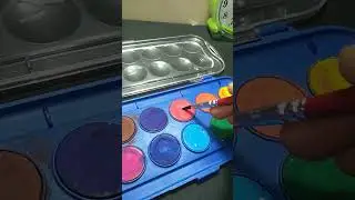 Doms / water colour cakes-12 shades #shortvideo #watercolor #doms