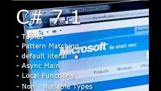 C# 7 1   New Techniques for Experienced Programmers