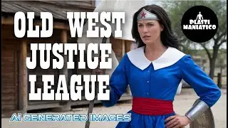 Old West Justice League Style - AI Generated