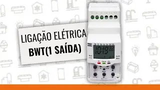 Programador hor&aacute;rio Coel BWT (1 sa&iacute;da) - liga&ccedil;&atilde;o el&eacute;trica