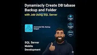 dynamically create db backup and folder  with job using sql server