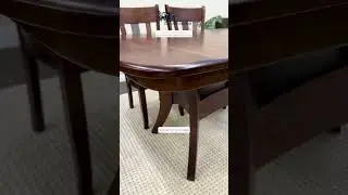 ✨Galveston Wood Dining Table Set | Made From Cherry Wood | Amish Made Dining Furniture #SHORTS