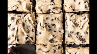 Brownies with Cookie Dough Frosting | KJ & Company