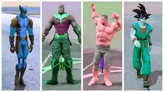 Dc vs Marvel Superhero Mega Battle #60 –#GTA5 #Hulk #Thor #Superman #Spiderman #Ironman #Betman