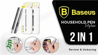 Baseus smooth writing capacitive stylus review l baseus 2 in  1 unboxing