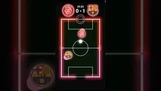 GIRONA vs BARCELONA #footballmarbles #laliga #girona #barcelona