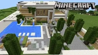MAPA DE CASA MODERNA PARA MINECRAFT PE 0.14.0