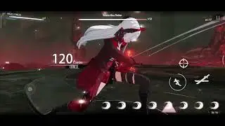 [Punishing: Gray Raven] Lucia Crimson Abyss vs Hetero Hive Mother - NoDMG boss fight.