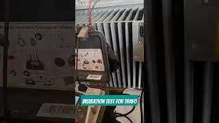 insulation test for trafo #reels #tiktok #trending #viral #shorts #trafo #transformers #electrical