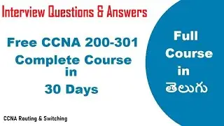 Top 50 Computer Networking Interview Questions & Answers | CCNA |