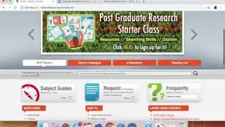 Database Navigation - Taylor's University Library