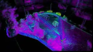 walk looping around the courtyard #unitree #point-lio #slam #fastlio #lidarscanner