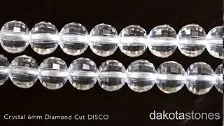 Dakota Stones Crystal 6mm Diamond Cut DISCO