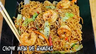 Chow Mein de Gambas ao Estilo Chinês — Uma Receita Que Nunca Falha!