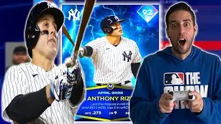 *92* POTM LIGHTNING ANTHONY RIZZO hits TWO HOME RUNS in his DEBUT! l MLB The Show 22 Diamond Dynasty