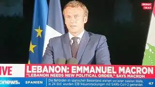 Emmanuel Macron Bhebak Ya Lebnan