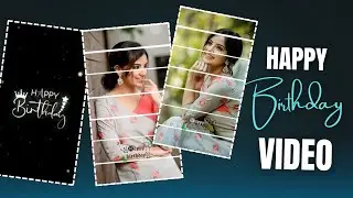 Happy Birthday Video Editing Tutorial in Inshot App | Birthday Video Editing Telugu
