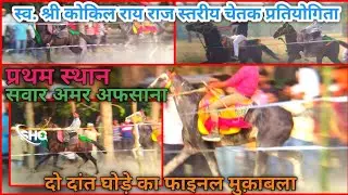 Deoria horse race/दो दांत घोड़े का फाइनल मुक़ाबला/रहा सवार अमर के नाम/@siwanhorsechainel