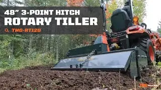 Промышленный 48-дюймовый роторный культиватор с 3-точечной навеской TMG - TMG-RT120