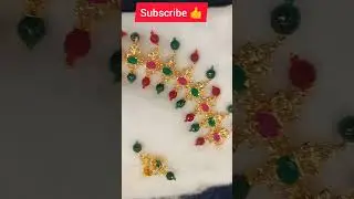 Ruby Onyx necklace #rubynecklace #shorts #youtube7⭐beauti jewellery