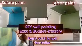 How To repaint old wall I paint your house in budget step by step I painting cost