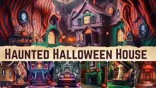 Halloween Music & Ambience 🕯️ 👻 | Spooky Haunted Halloween House Walkthrough