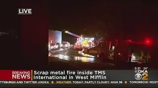 Scrap Metal Fire Breaks Out In West Mifflin