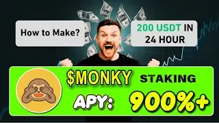 Unlock $500 a Day Passive Income! Stake Wise Monkey coin Crypto Coin and Earn with Staking MONKY Coi