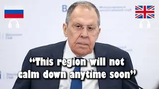 Lavrov Explains Why the Middle East Remains in Crisis | RU-EN