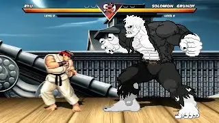 RYU vs SOLOMON GRUNDY - Highest Level Amazing Fight!