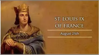 Saint of the day - Louis IX - Aug 25 #saint #saintoftheday #catholic #christianity