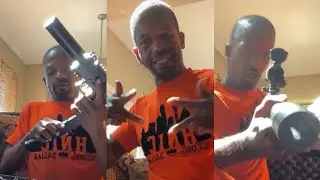 Charleston White Pulls Weapons & Warn Bricc Baby + Disrespects The Crips♿️