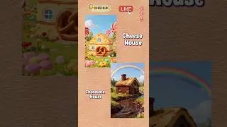Cheese House or Chocolate House? Choose One! #shorts #pickone