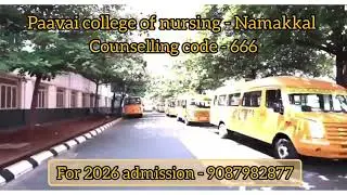 Paavai College of Nursing Tamil Nadu | B.Sc Nursing 2026 | Apply Now #Nursing2026 #BScNursing