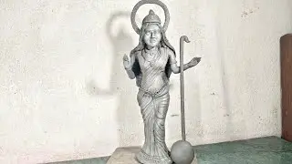 🌺 Clay Maa Saraswati Idol l Mitti Se Maa Saraswati ji Kaise banaye Goddess Saraswati #saraswati